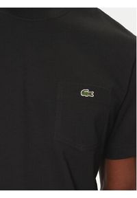 Lacoste T-Shirt TH2827 Czarny Regular Fit. Kolor: czarny. Materiał: bawełna #7
