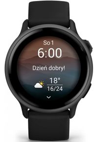 GARMIN - Garmin Vivoactive 6 Czarny. Kolor: czarny #5