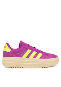 Adidas - adidas Sneakersy VL Court Bold JI1785 Różowy. Kolor: różowy. Materiał: zamsz, skóra