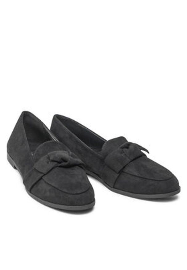 DeeZee Loafersy WS270205-07 Czarny. Kolor: czarny. Materiał: materiał