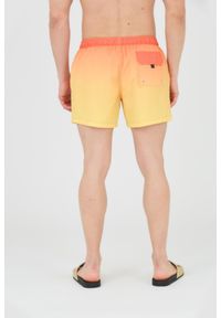 La Martina - LA MARTINA Spodenki kąpielowe męskie żółte, Rozmiar XL. Kolor: żółty. Materiał: poliester. Wzór: gradientowy #3