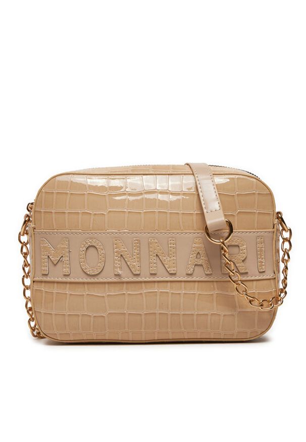 Monnari Torebka BAG2780-M15 Beżowy. Kolor: beżowy. Materiał: skórzane