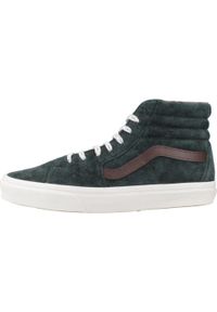 Vans - Buty VANS SK8-HI Zielony. Kolor: zielony. Materiał: tkanina. Model: Vans SK8