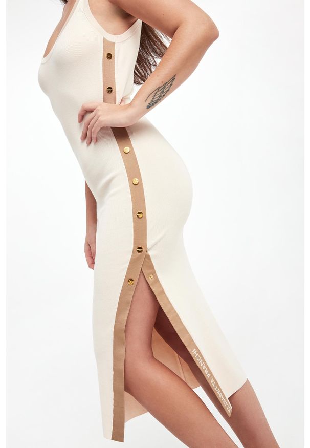 Elisabetta Franchi - Sukienka dzianinowa ELISABETTA FRANCHI. Materiał: dzianina