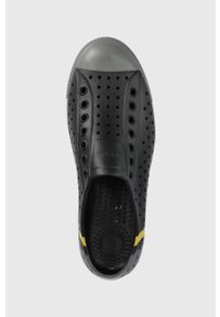 Native tenisówki Jefferson Block męskie kolor czarny. Nosek buta: okrągły. Kolor: czarny. Wzór: motyw zwierzęcy #5