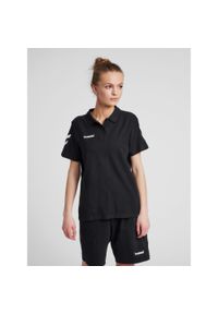 Koszulka tenisowa polo damska Hummel Go Cotton Polo Woman. Typ kołnierza: polo. Kolor: biały, czarny, wielokolorowy. Sport: tenis