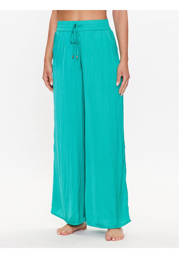 Etam Spodnie piżamowe 6538943 Zielony Relaxed Fit. Kolor: zielony. Materiał: syntetyk