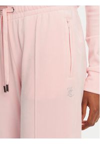 Juicy Couture Spodnie dresowe Tina JCAPW045 Różowy Regular Fit. Kolor: różowy. Materiał: syntetyk