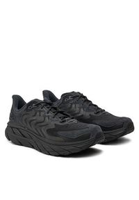 HOKA - Hoka Sneakersy Clifton LS 1141550 Czarny. Kolor: czarny. Materiał: zamsz, skóra #4