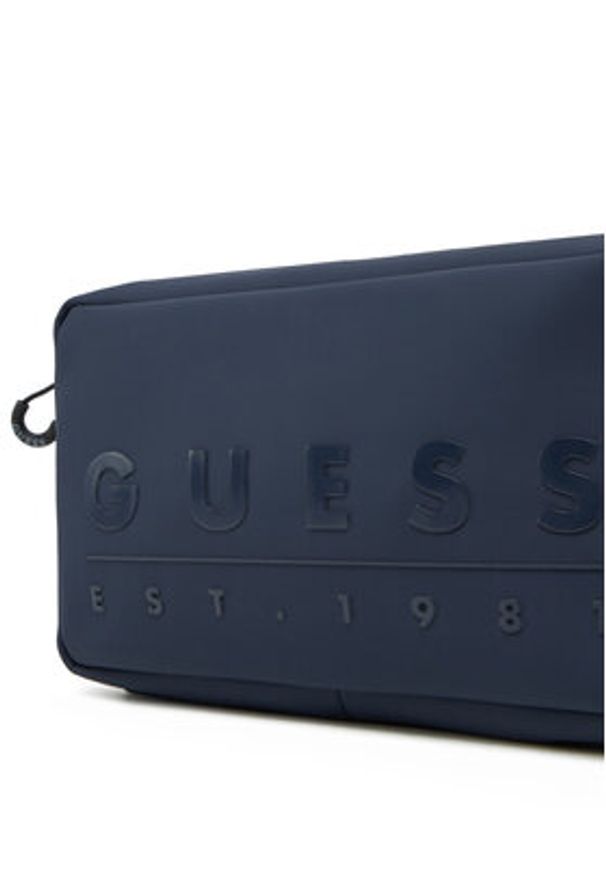 Guess Kosmetyczka PMYOWR P5241 Granatowy. Kolor: niebieski. Materiał: skóra