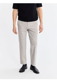 Reserved - Spodnie jogger z lnem - wielobarwny. Materiał: len #1