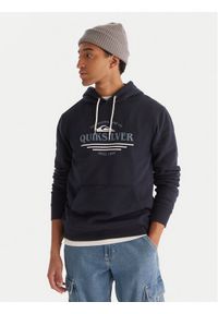 Quiksilver Bluza Screen Fleece Classic EQYFT05137 Granatowy Regular Fit. Kolor: niebieski. Materiał: syntetyk #1