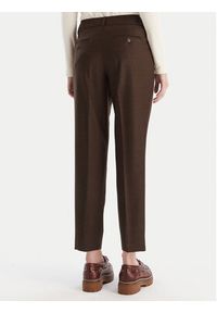 Weekend Max Mara Spodnie materiałowe Caldaia 2525136152 Brązowy Regular Fit. Kolor: brązowy. Materiał: wełna #4