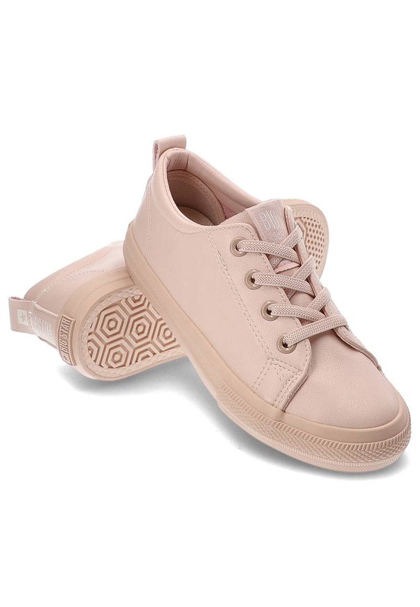Big-Star - Różowe Trampki Big Star Dziecięce Buty Wsuwane. Okazja: na co dzień. Zapięcie: bez zapięcia. Kolor: różowy. Materiał: materiał, skóra ekologiczna. Szerokość cholewki: normalna. Sezon: lato. Styl: casual