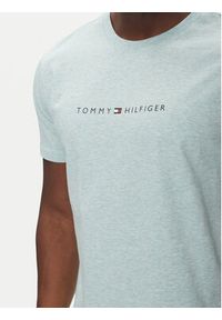 TOMMY HILFIGER - Tommy Hilfiger T-Shirt UM0UM03525 Zielony Regular Fit. Kolor: zielony. Materiał: bawełna #4