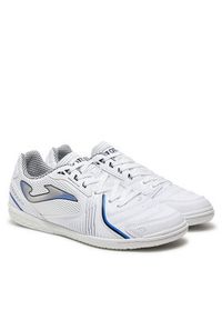 Joma Buty do piłki nożnej Dribling Indoor DRIW2402IN Biały. Kolor: biały. Materiał: mesh, materiał #3