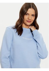 Guess Jeans Bluza W4YQ10 KC811 Niebieski Regular Fit. Kolor: niebieski. Materiał: bawełna #4