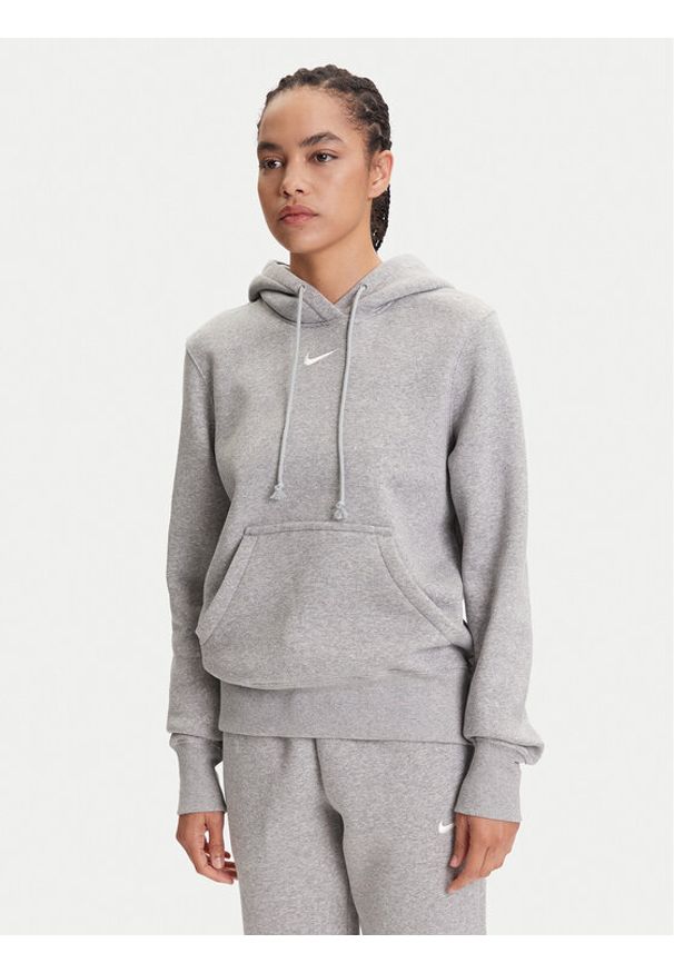 Nike Bluza HF6839 Szary Relaxed Fit. Kolor: szary. Materiał: bawełna