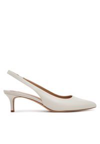 Lauren Ralph Lauren - LAUREN RALPH LAUREN Czółenka Lolah II 802945730001 Biały. Kolor: biały. Materiał: skóra #1