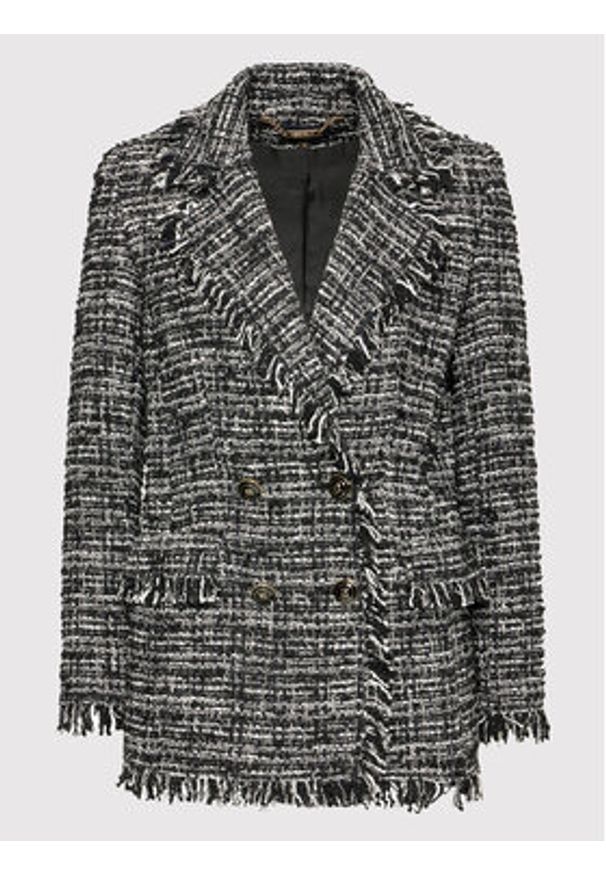 Luisa Spagnoli Marynarka Sempre 538462 Czarny Regular Fit. Kolor: czarny. Materiał: bawełna