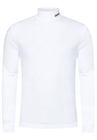 Calvin Klein Jeans Golf Mock J30J316816 Biały Regular Fit. Typ kołnierza: golf. Kolor: biały #5