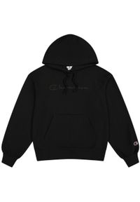 Bluza damska Champion Hooded Sweatshirt 117785. Kolor: czarny. Sport: turystyka piesza