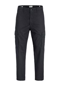 Jack & Jones Spodnie dresowe Kane Frank 12291962 Czarny Relaxed Fit. Kolor: czarny. Materiał: bawełna