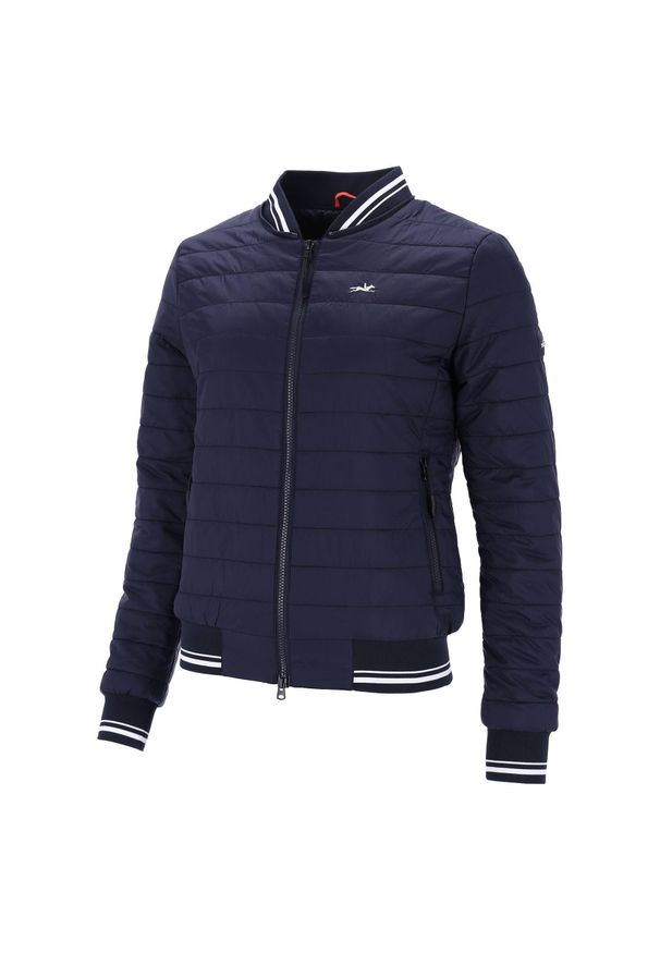 SCHOCKEMÖHLE - Damska kurtka puchowa Schockemöhle Sports Tania Style. Kolor: niebieski. Materiał: puch. Styl: elegancki, sportowy