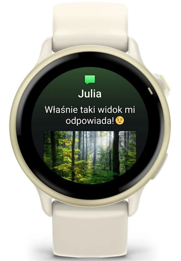 GARMIN - Garmin Vivoactive 6 Beżowy. Kolor: beżowy