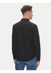 Mustang Koszula Canton 1016238 Czarny Slim Fit. Kolor: czarny. Materiał: bawełna #4