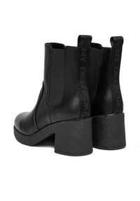 DKNY Botki Teenie Platform BO K4500741 Czarny. Kolor: czarny. Materiał: skóra. Obcas: na platformie #5