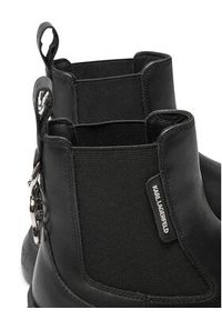 Karl Lagerfeld - KARL LAGERFELD Sztyblety KL43534 Czarny. Kolor: czarny. Materiał: skóra #4