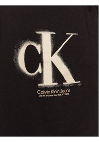 Calvin Klein Jeans Bluza J20J221138 Czarny Regular Fit. Kolor: czarny. Materiał: bawełna