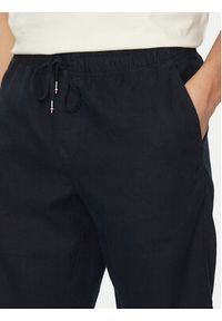 TOMMY HILFIGER - Tommy Hilfiger Szorty materiałowe Harlem MW0MW37804 Granatowy Regular Fit. Kolor: niebieski. Materiał: len