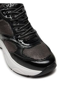 Karl Lagerfeld - KARL LAGERFELD Sneakersy KL65724M Czarny. Kolor: czarny. Materiał: skóra #4