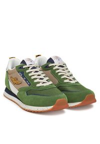 Aeronautica Militare Sneakersy 251SC288CT3545 Khaki. Kolor: brązowy. Materiał: zamsz, skóra #2