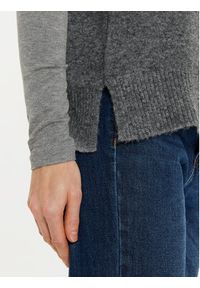 Liu Jo Sweter WF4432 MA49P Szary Regular Fit. Kolor: szary. Materiał: syntetyk #2