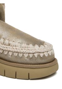 Mou Śniegowce MU.FW531002B Beżowy. Kolor: beżowy. Materiał: zamsz, skóra #2