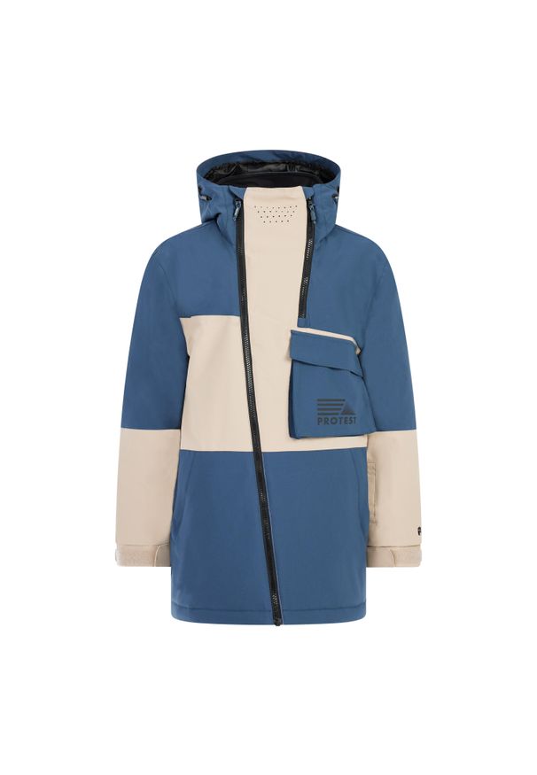 Dziecięca kurtka narciarska Protest Trax. Kolor: niebieski. Sezon: zima. Sport: narciarstwo