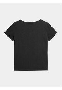 4f - 4F T-Shirt 4FAW23TTSHF0908 Czarny Regular Fit. Kolor: czarny. Materiał: bawełna