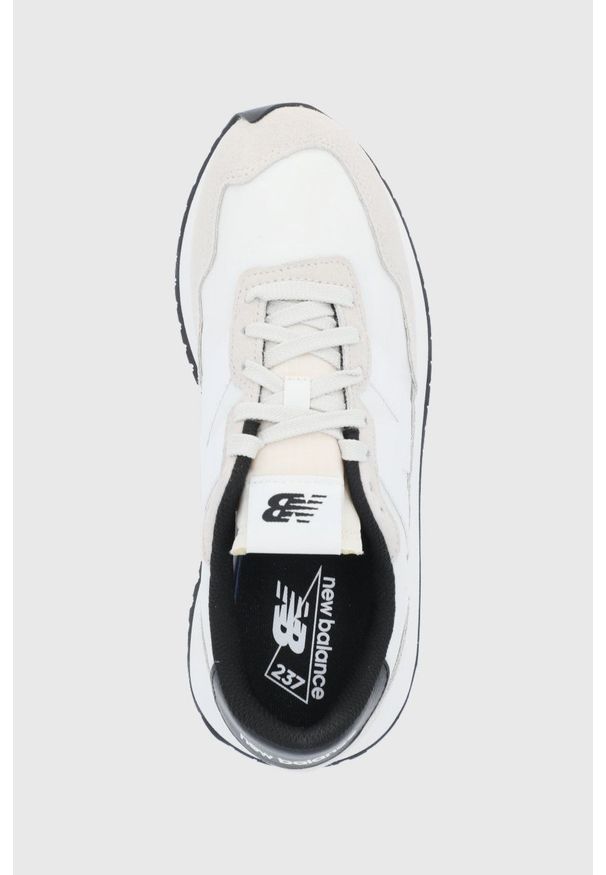 New Balance - Buty MS237UL1. Nosek buta: okrągły. Zapięcie: sznurówki. Kolor: beżowy. Materiał: guma