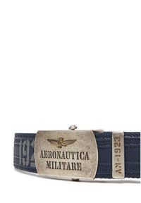 Aeronautica Militare Pasek Męski 252CI0317UCT03585 Granatowy. Kolor: niebieski. Materiał: materiał #3