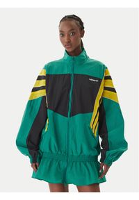 Adidas - adidas Sukienka codzienna Santiago KC9133 Zielony Oversize. Okazja: na co dzień. Kolor: zielony. Materiał: syntetyk. Typ sukienki: oversize, proste. Styl: casual #1