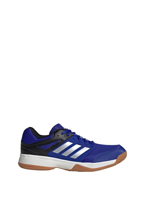 Adidas - Buty Speedcourt IN. Kolor: wielokolorowy, szary, niebieski, brązowy. Materiał: materiał. Sport: piłka nożna