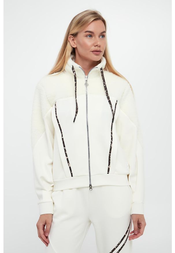 Sportalm - Bluza damska z futerkiem SPORTALM. Materiał: futro