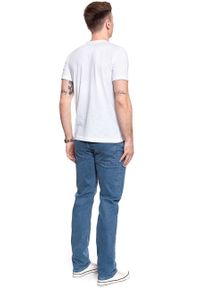 Lee - LEE DAREN ZIP FLY MĘSKIE SPODNIE JEANSOWE MID STONE L707SQ44