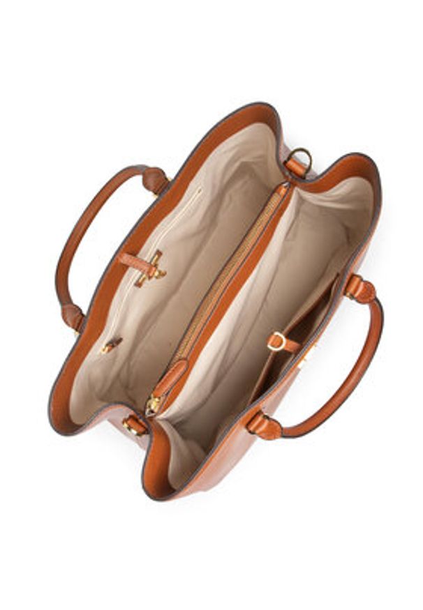 Lauren Ralph Lauren Torebka Marcy 36 431876724005 Brązowy. Kolor: brązowy. Materiał: skórzane