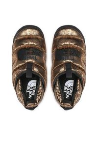 The North Face Kapcie Nuptse Mule Metallic NF0A7W4B9Y01 Złoty. Kolor: złoty. Materiał: materiał #4