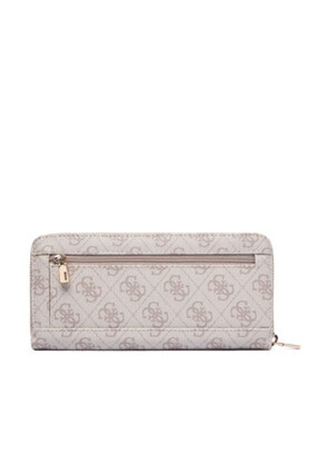 Guess Duży Portfel Damski Laurel II Slg SWSG74 59146 Beżowy. Kolor: beżowy. Materiał: skóra