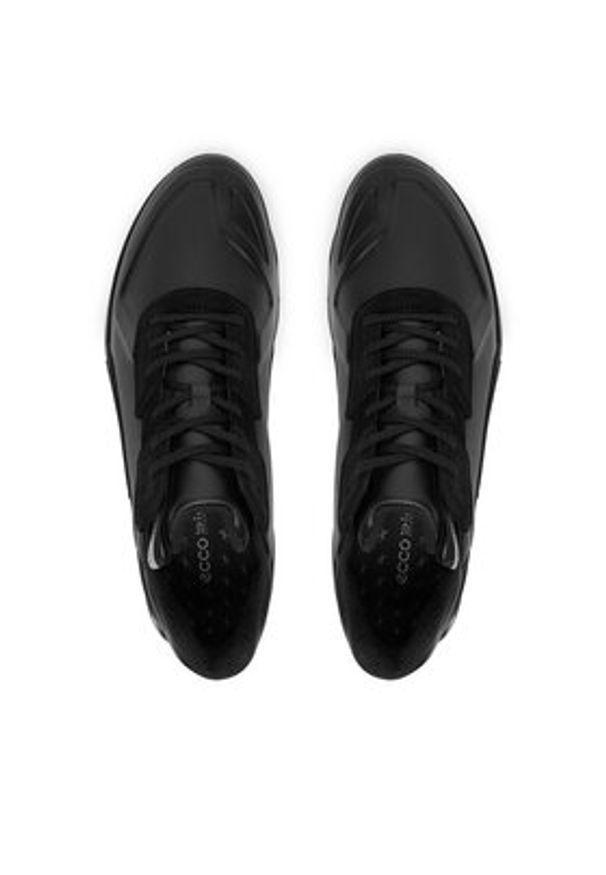 ecco - ECCO Sneakersy 82387451052 Czarny. Kolor: czarny. Materiał: materiał